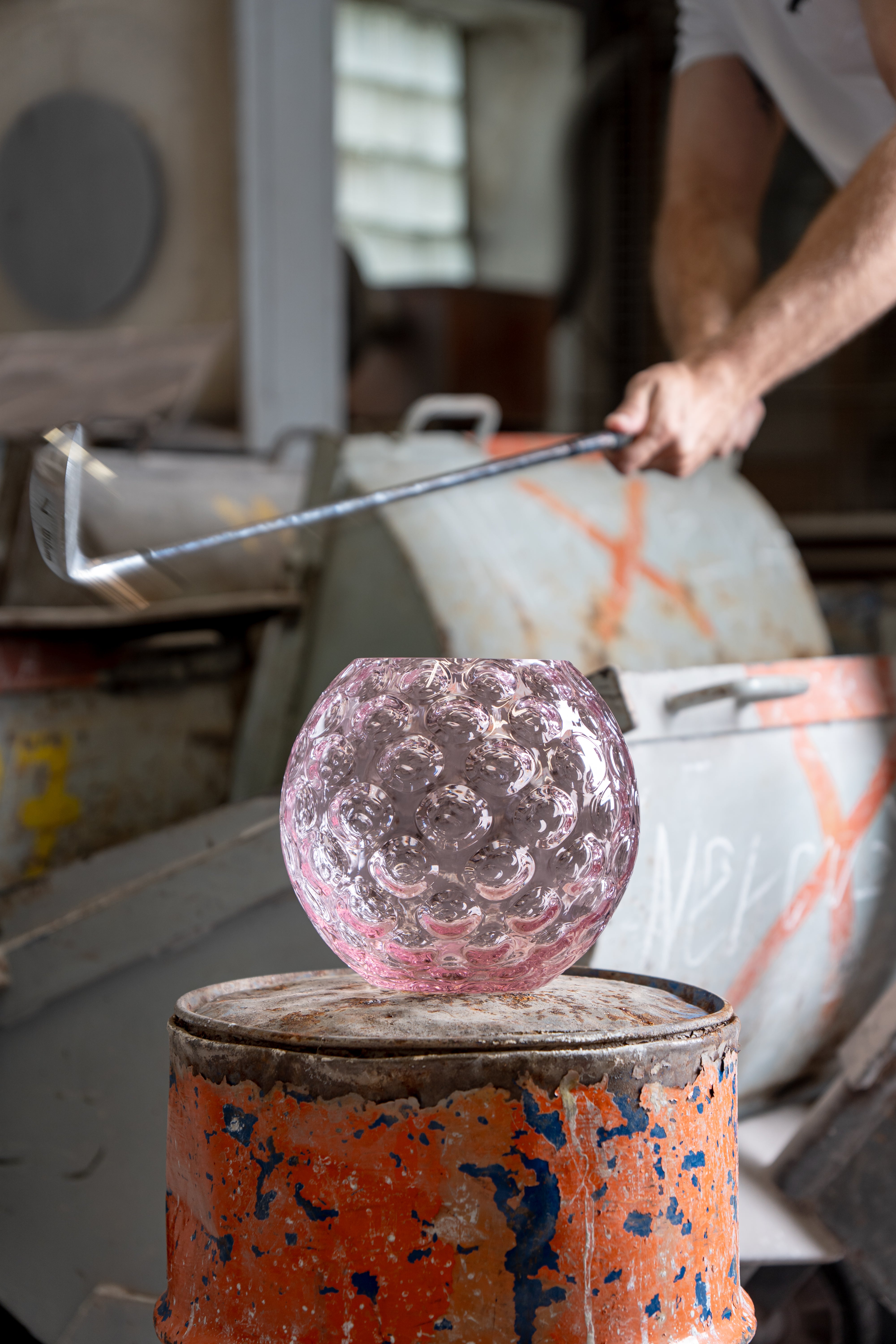 Rosaline Kugel Large Round Vase