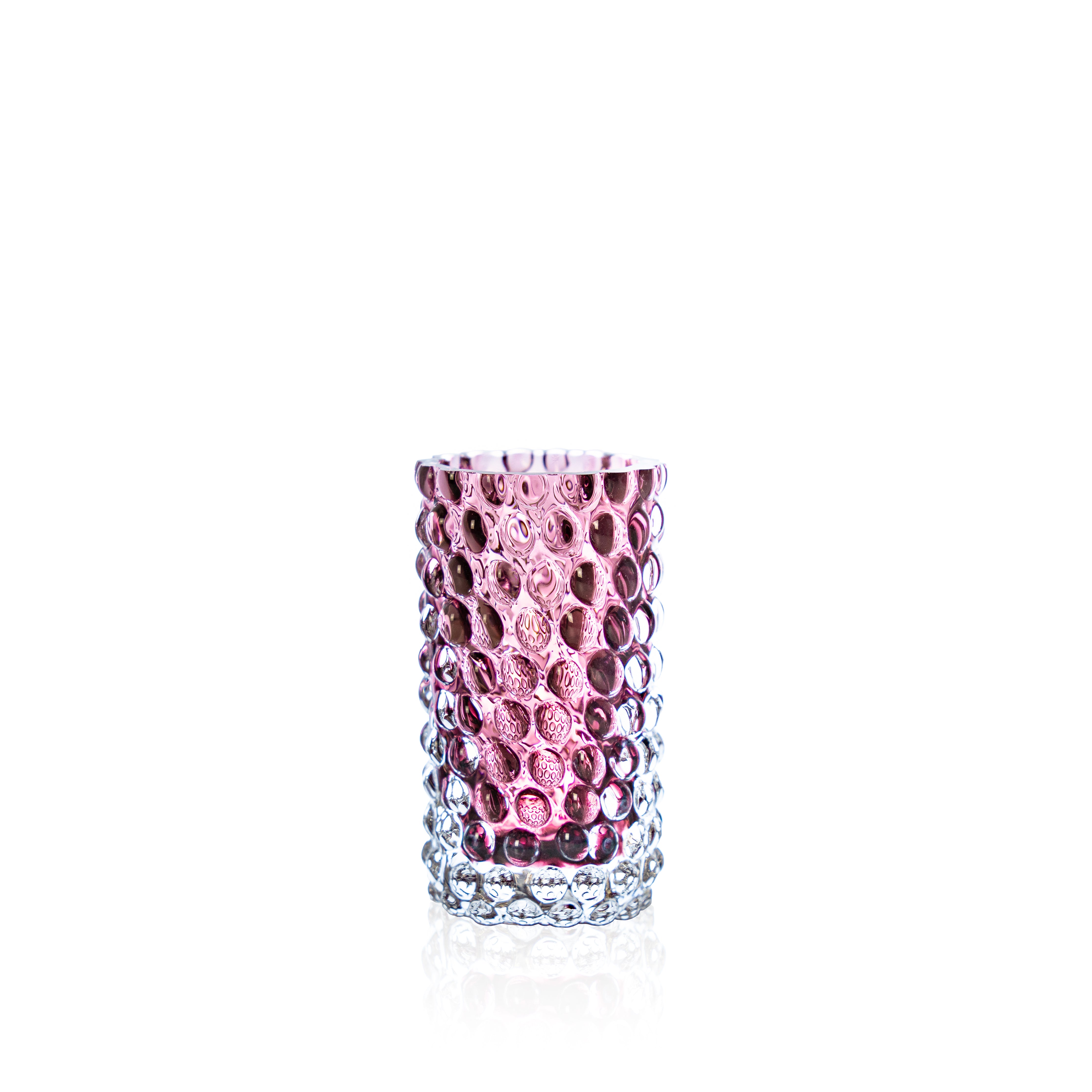 Underlay Violet Hobnail Bud Vase