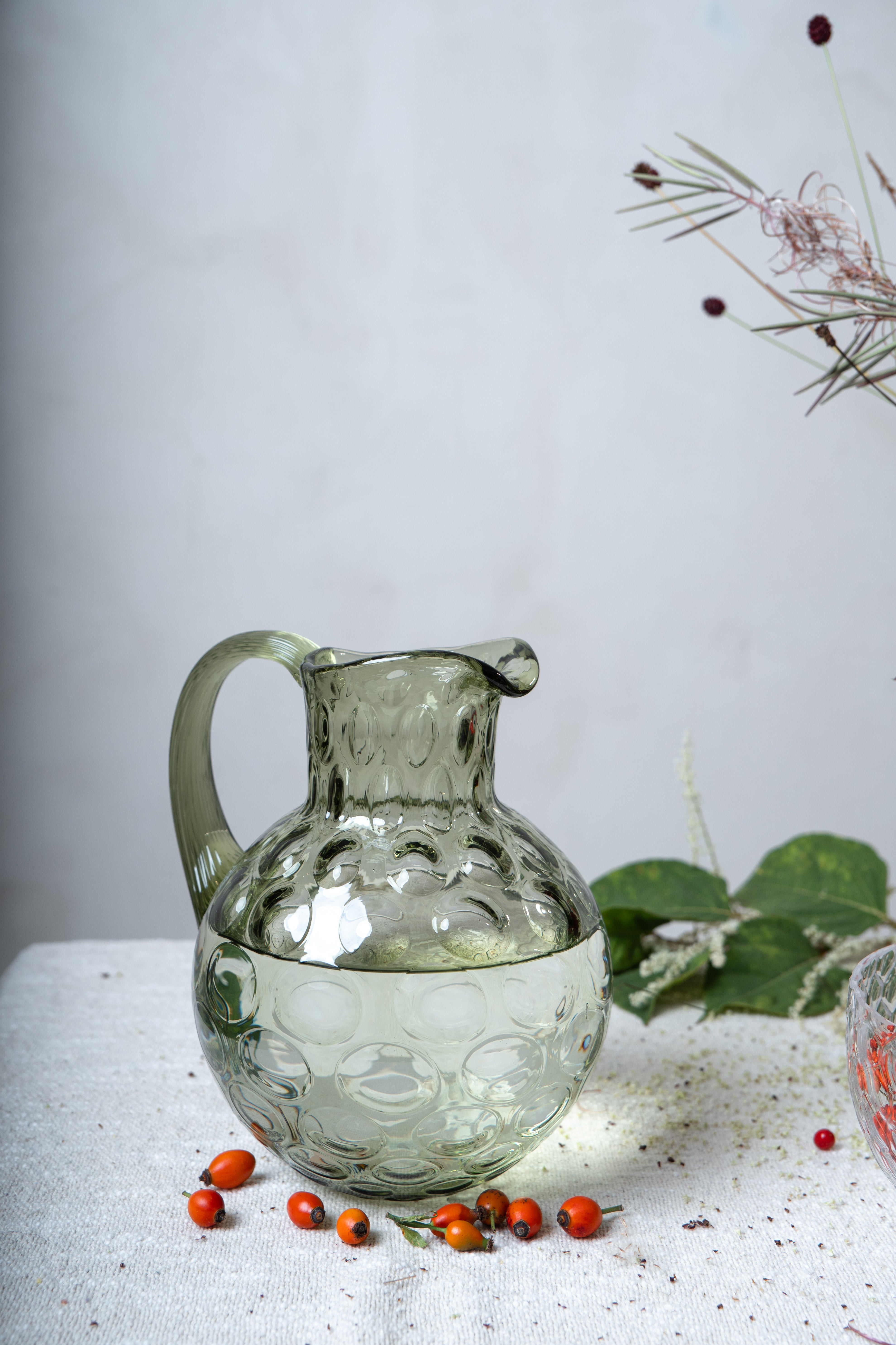 Olive Green Kugel Jug
