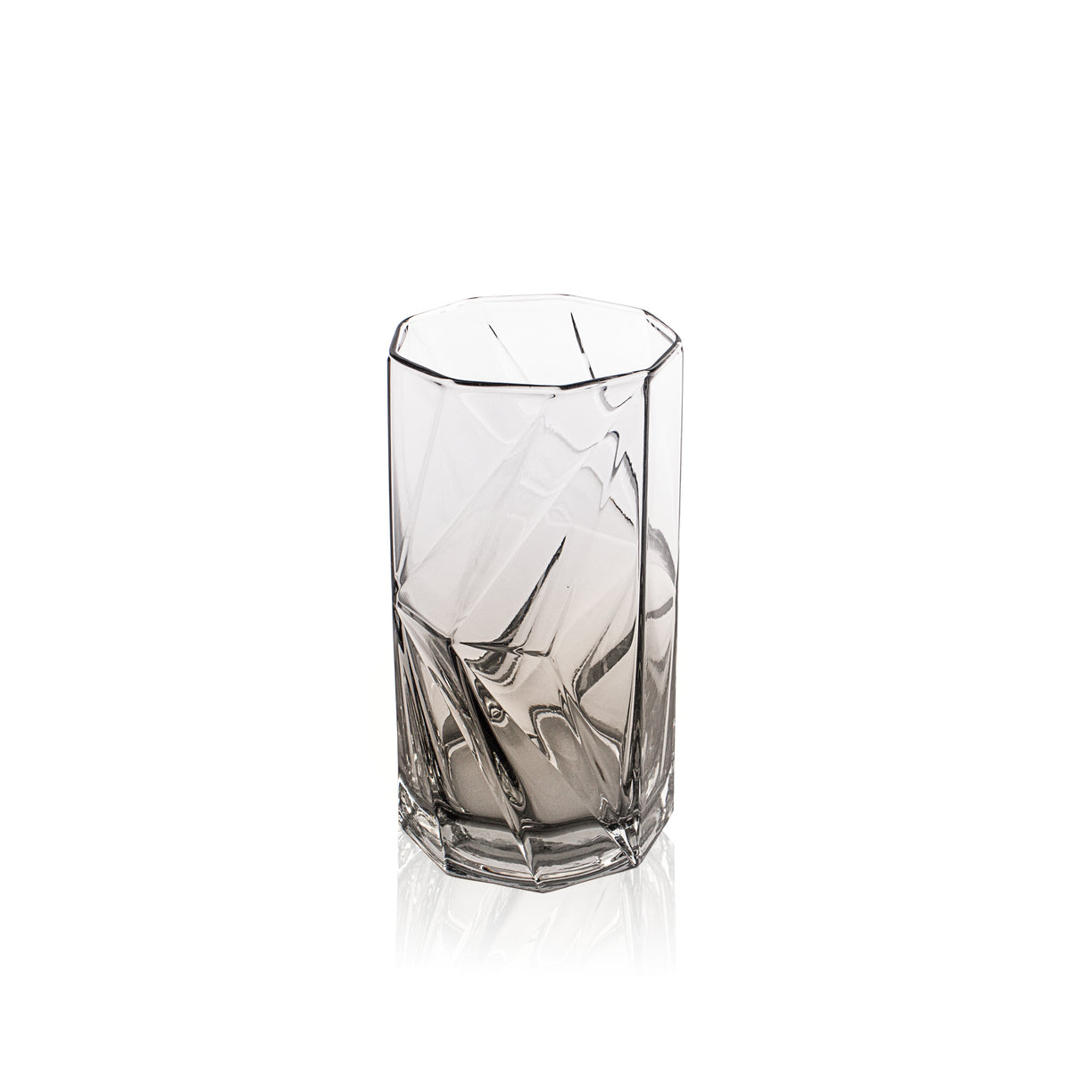 Ghost Highball Glass Underlay Black Smoke (set of 2)