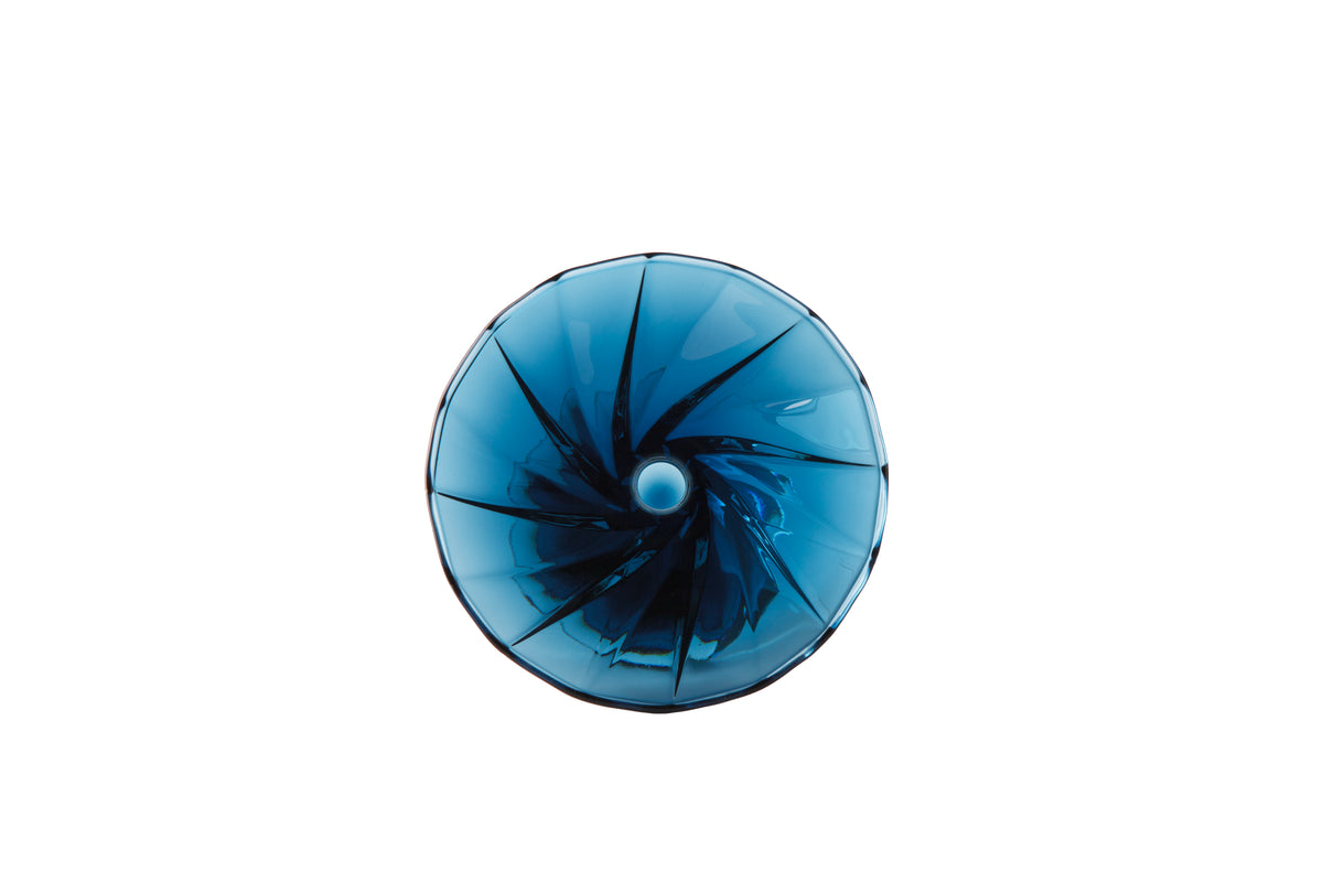 Ghost Martini Glass Underlay Blue Smoke (set of 2)