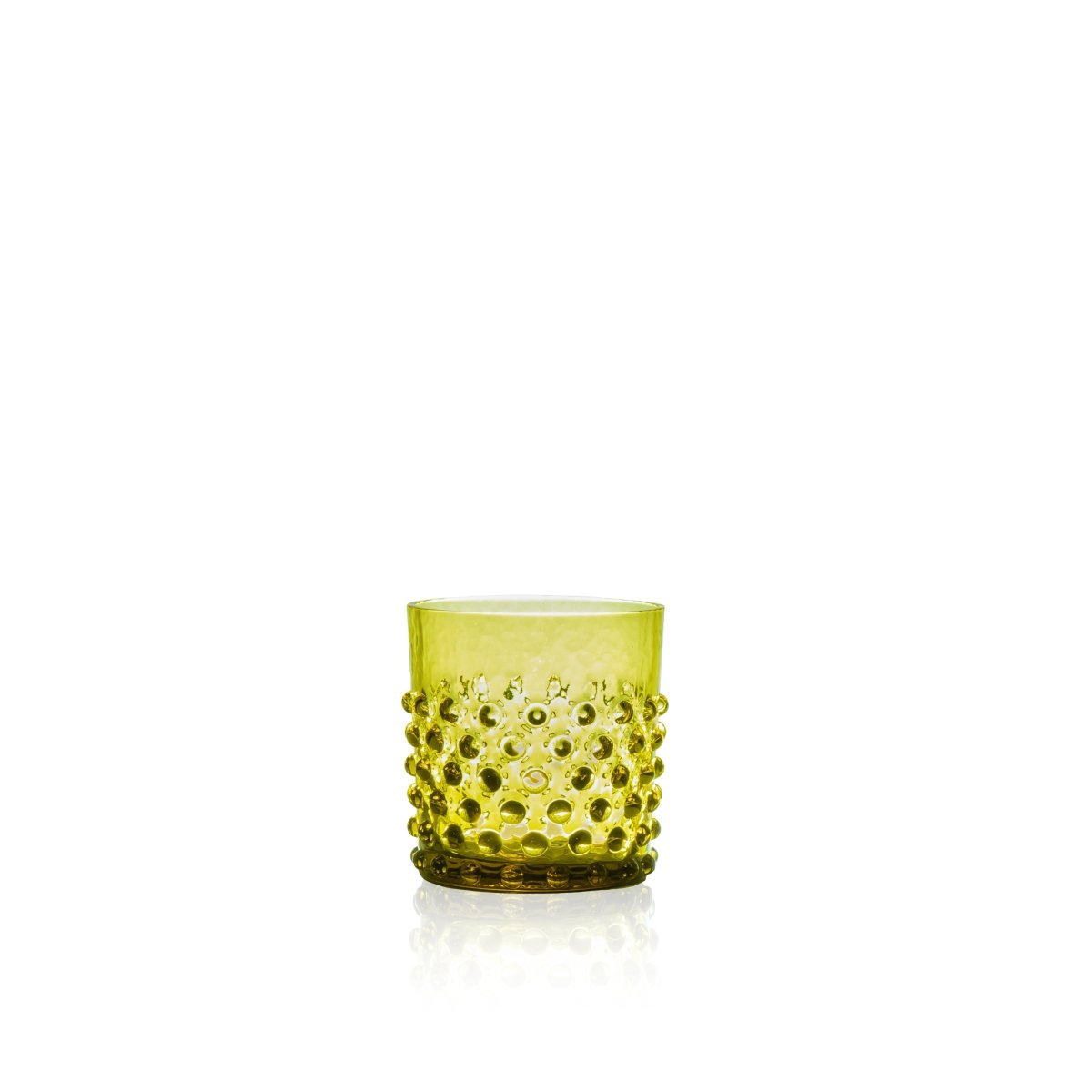 Bonsai Green Hobnail Whiskey Glasses - KLIMCHI