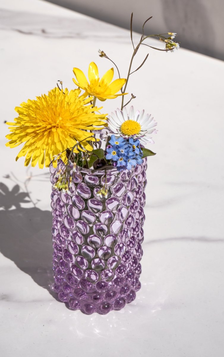 Lilac Hobnail Bud Vase - KLIMCHI