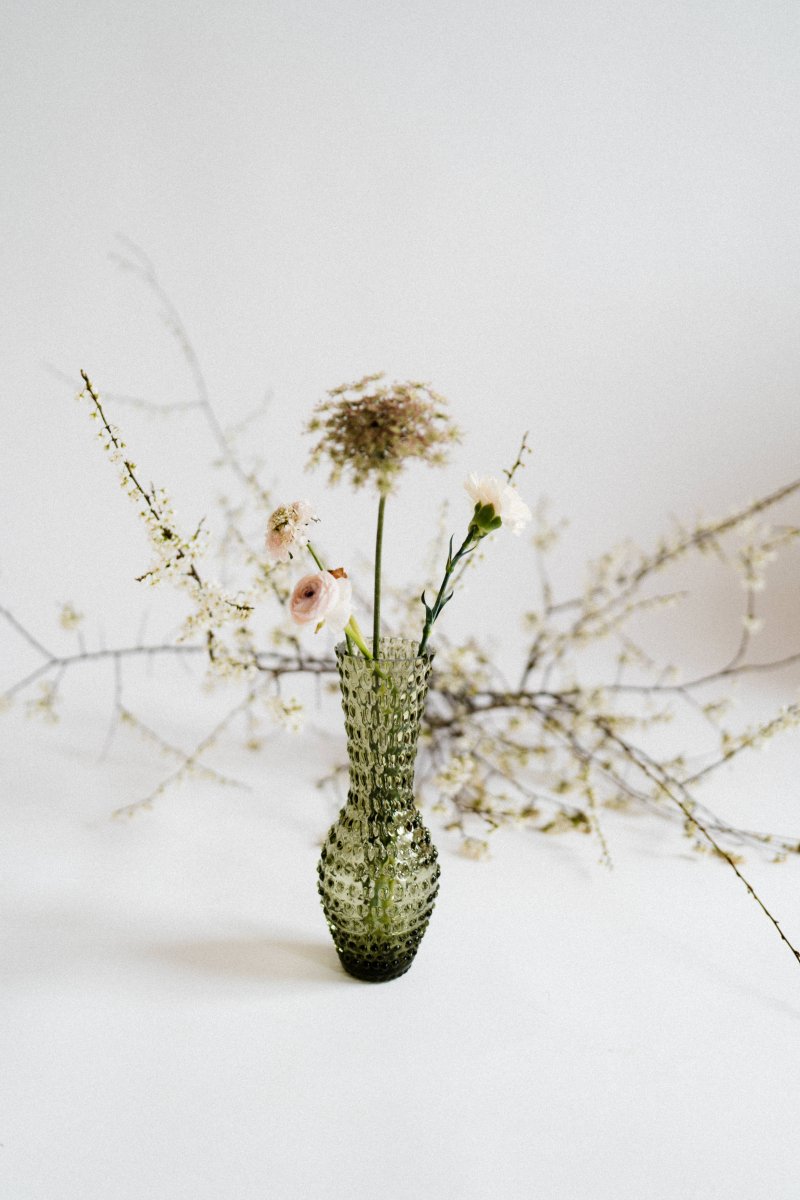 Olive Green Fugu Vase - KLIMCHI