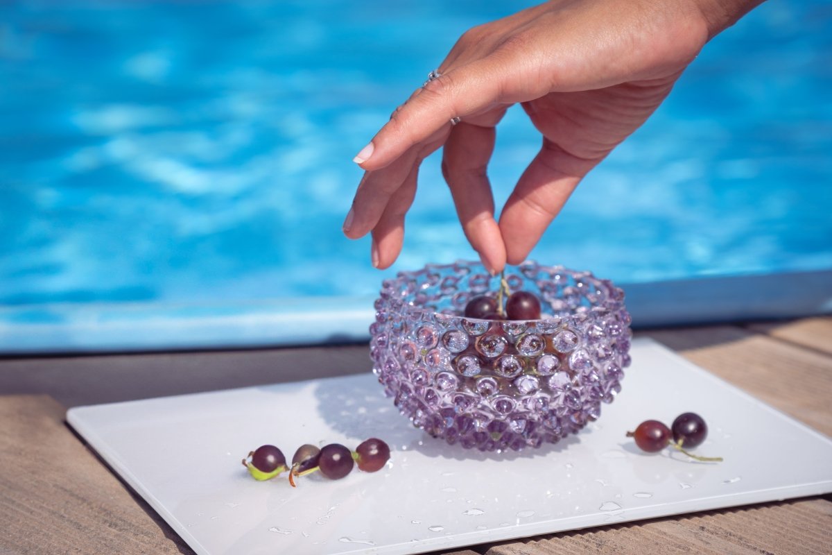 Lilac Hobnail Bowl Small - KLIMCHI
