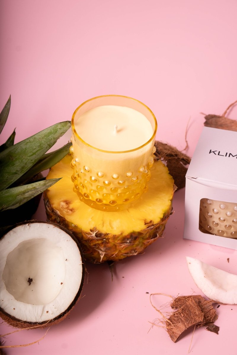 Hobnail Candle Piña Colada - KLIMCHI