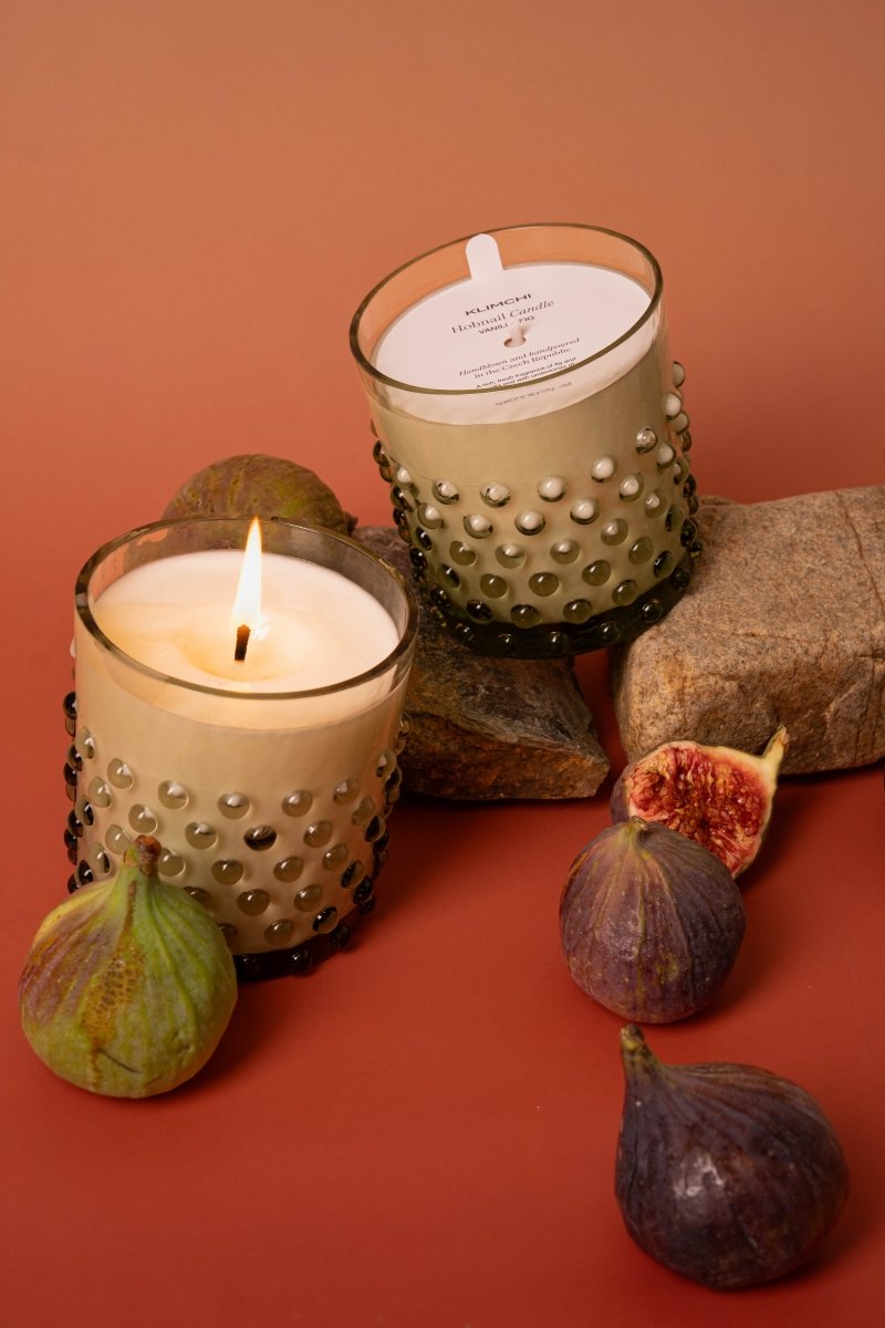 Hobnail Candle Vanilla Fig - KLIMCHI