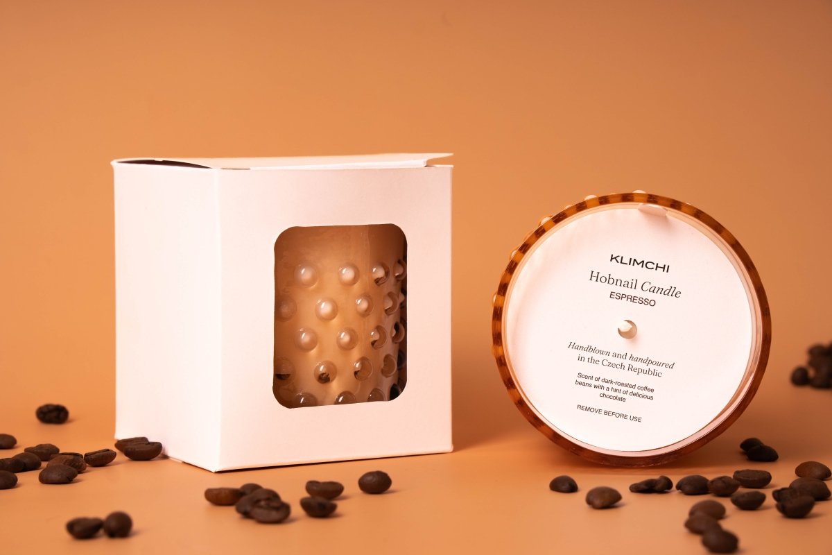 Hobnail Candle Espresso - KLIMCHI