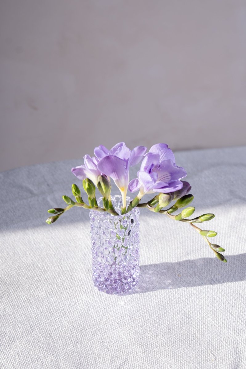 Lilac Hobnail Bud Vase - KLIMCHI