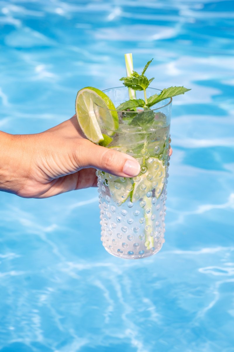 Crystal Hobnail Tumblers Tall - KLIMCHI