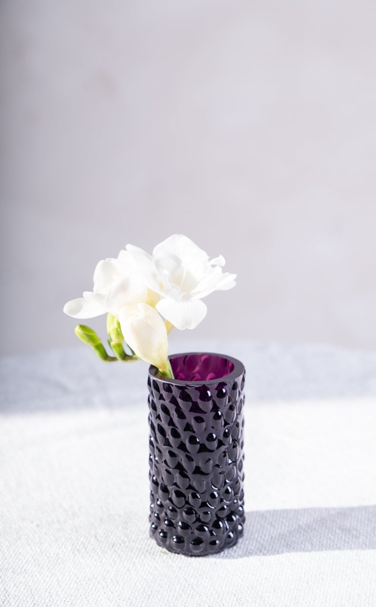 Violet Hobnail Bud Vase - KLIMCHI