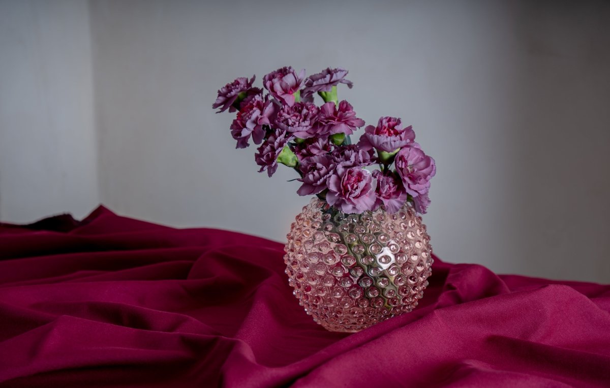 Rosaline Hobnail Round Vase - KLIMCHI