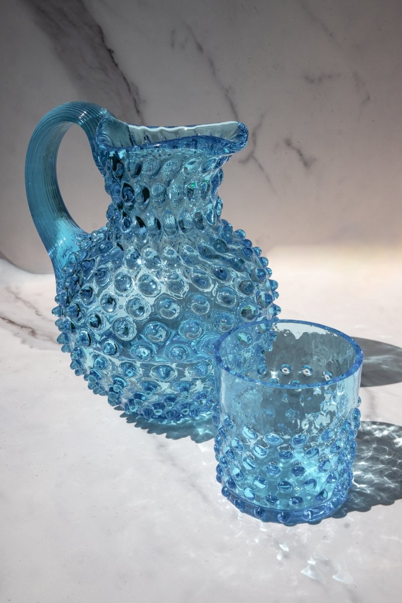 Azure Hobnail Jug Small - KLIMCHI