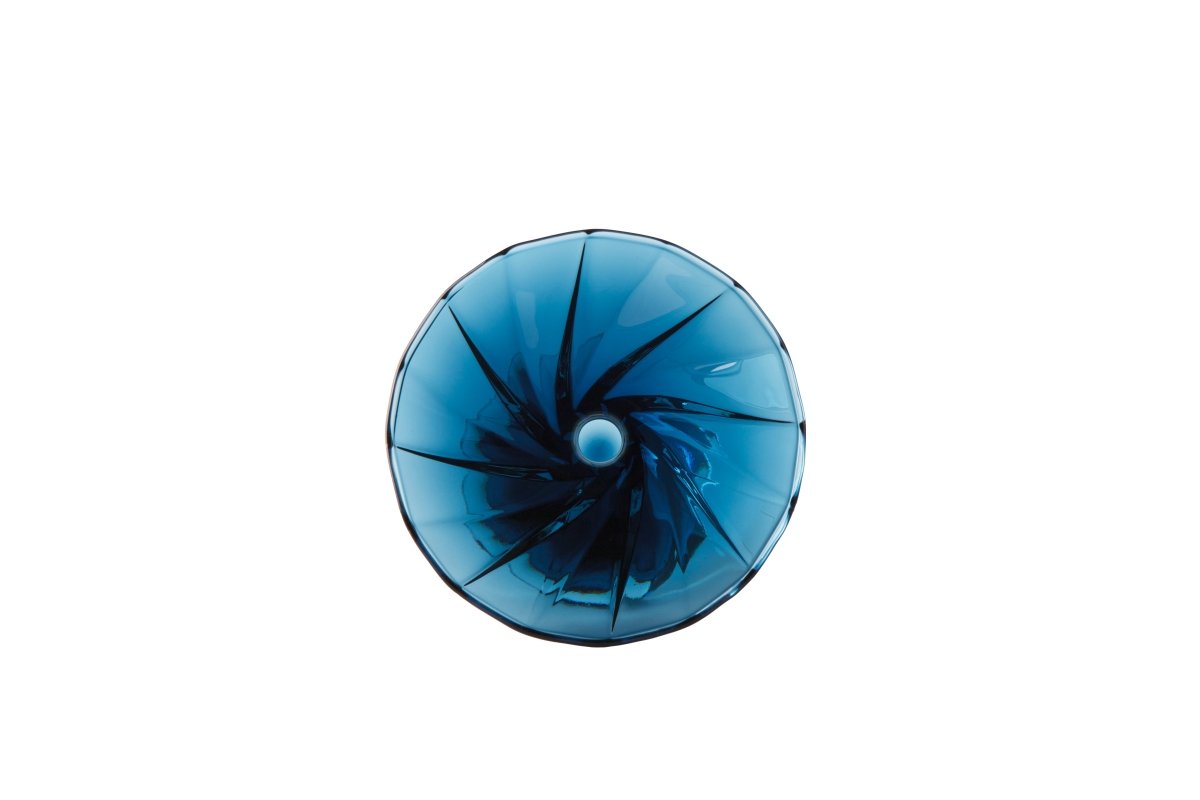 Ghost Martini Glass Underlay Blue Smoke (set of 2) - KLIMCHI