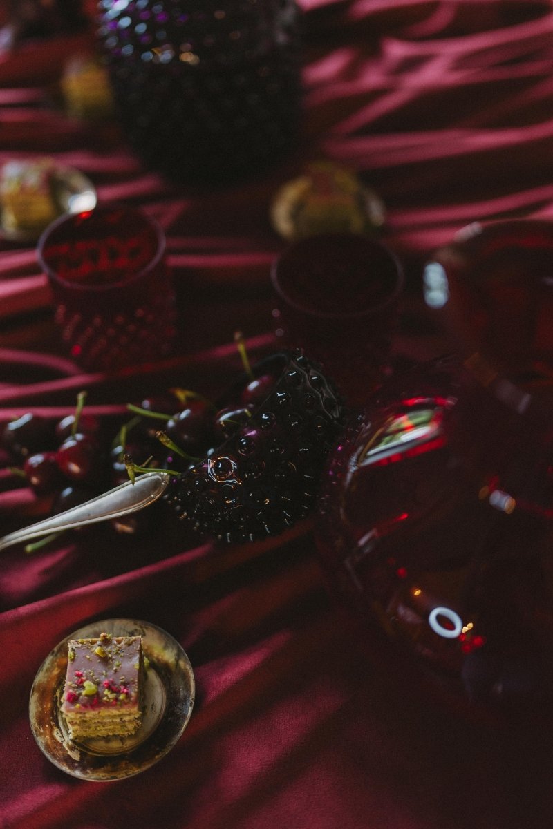 Violet Hobnail Bowl Small - KLIMCHI