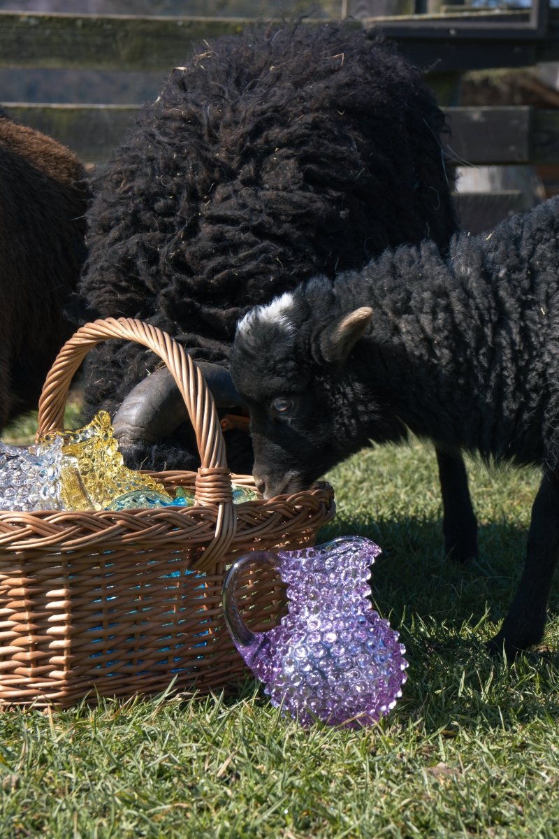 Lilac Hobnail Creamer Jug - KLIMCHI