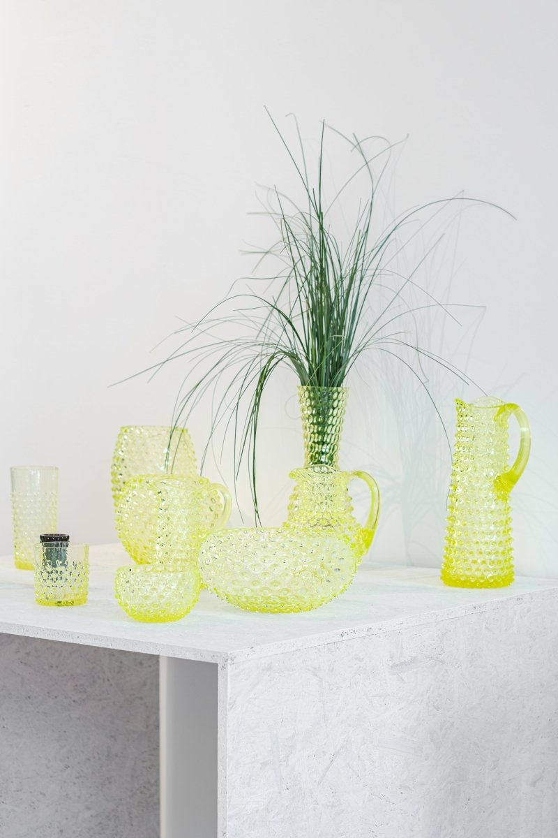 Neon Citrine Hobnail Jug Tall - KLIMCHI