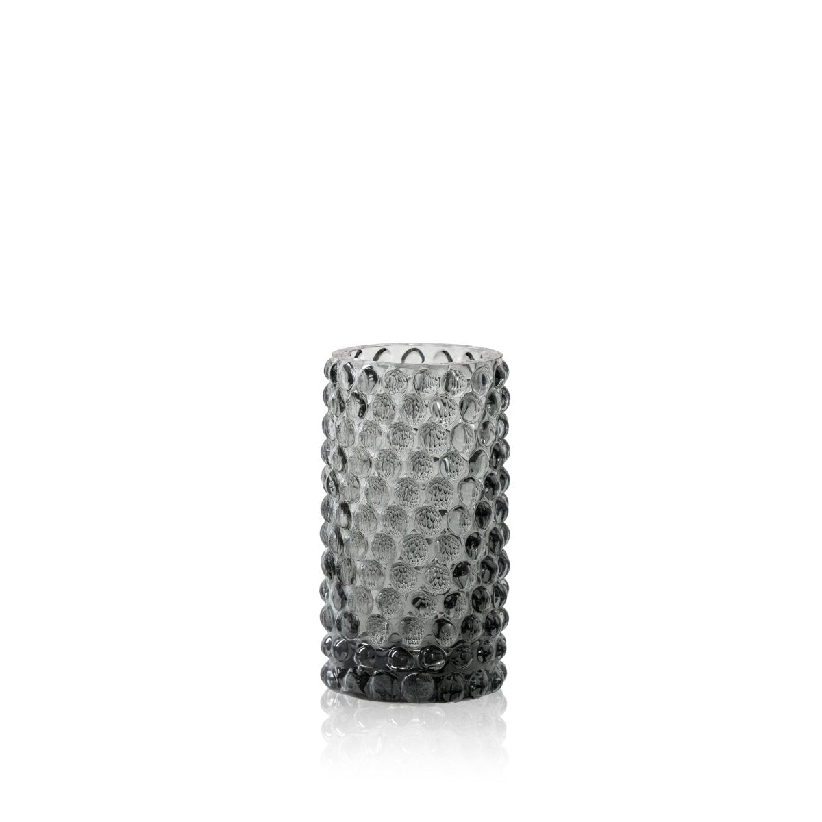 Grey Smoke Hobnail Bud Vase - KLIMCHI