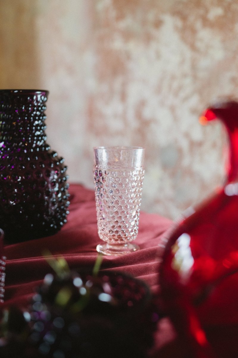 Rosaline Hobnail Goblet (set of 2 pieces) - KLIMCHI