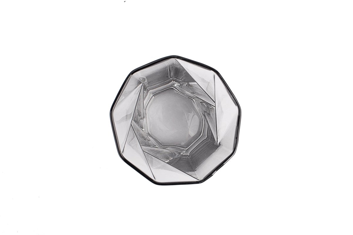 Ghost Highball Glass Underlay Black Smoke (set of 2) - KLIMCHI
