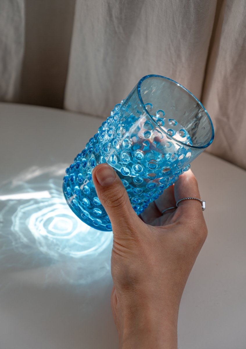 Azure Hobnail Tumblers - KLIMCHI