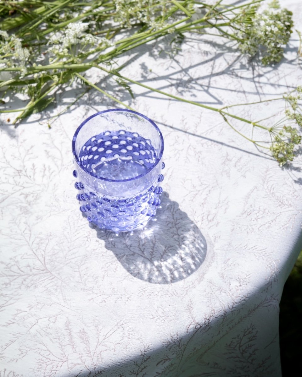 Lavender Hobnail Whiskey Glasses - KLIMCHI
