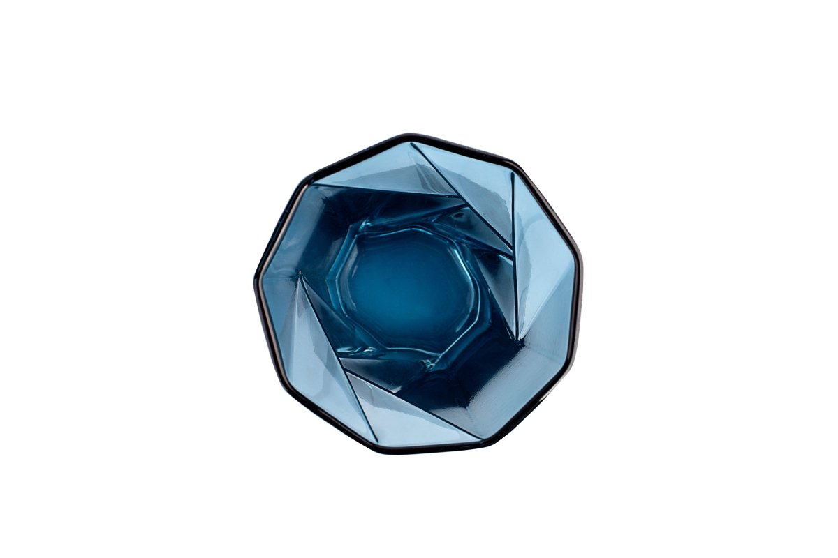Ghost Highball Glass Underlay Blue Smoke (set of 2) - KLIMCHI