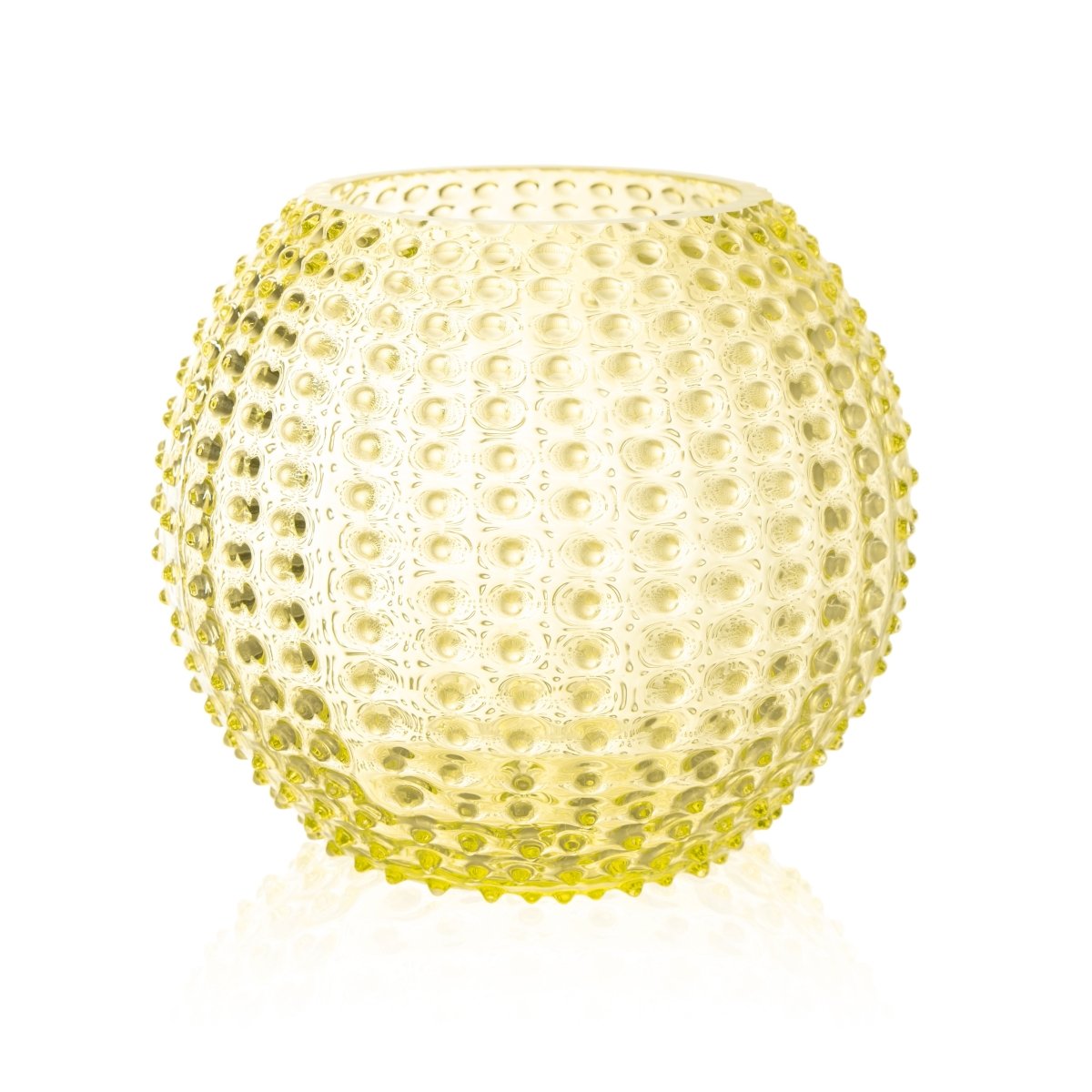 Citrine Hobnail Vase Large - KLIMCHI