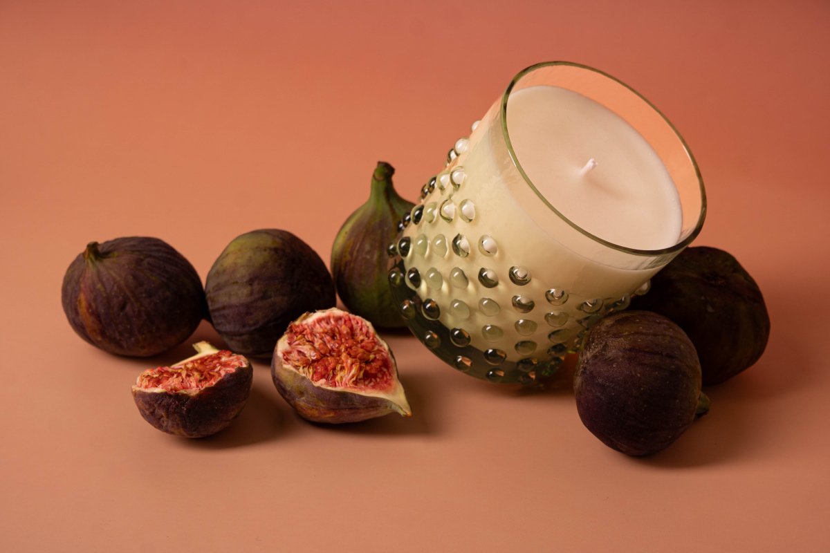 Hobnail Candle Vanilla Fig - KLIMCHI