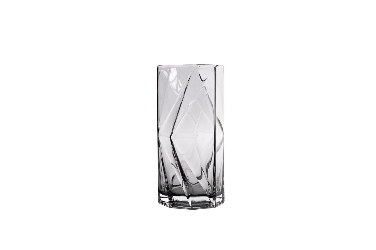 Ghost Highball Glass Underlay Black Smoke (set of 2) - KLIMCHI