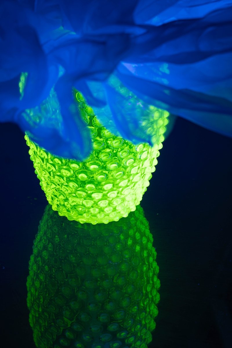 Neon Citrine Hobnail Oval Vase - KLIMCHI