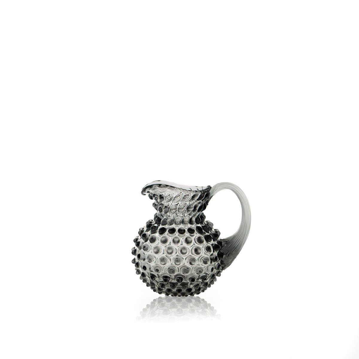 Grey Smoke Hobnail Creamer Jug - KLIMCHI