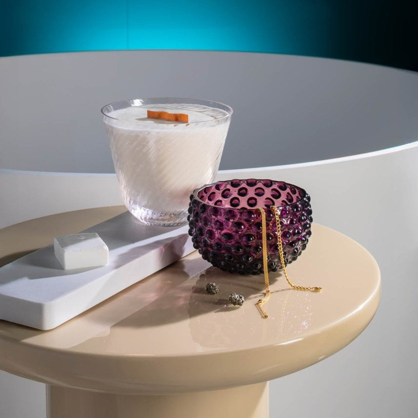 Violet Hobnail Bowl Small - KLIMCHI