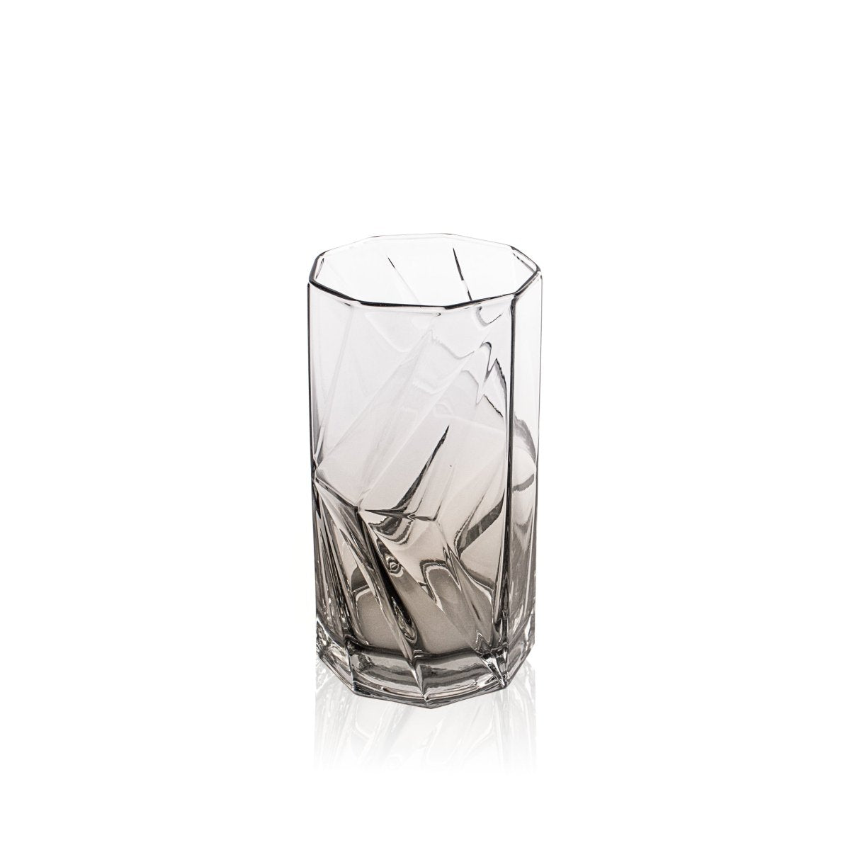 Ghost Highball Glass Underlay Black Smoke (set of 2) - KLIMCHI