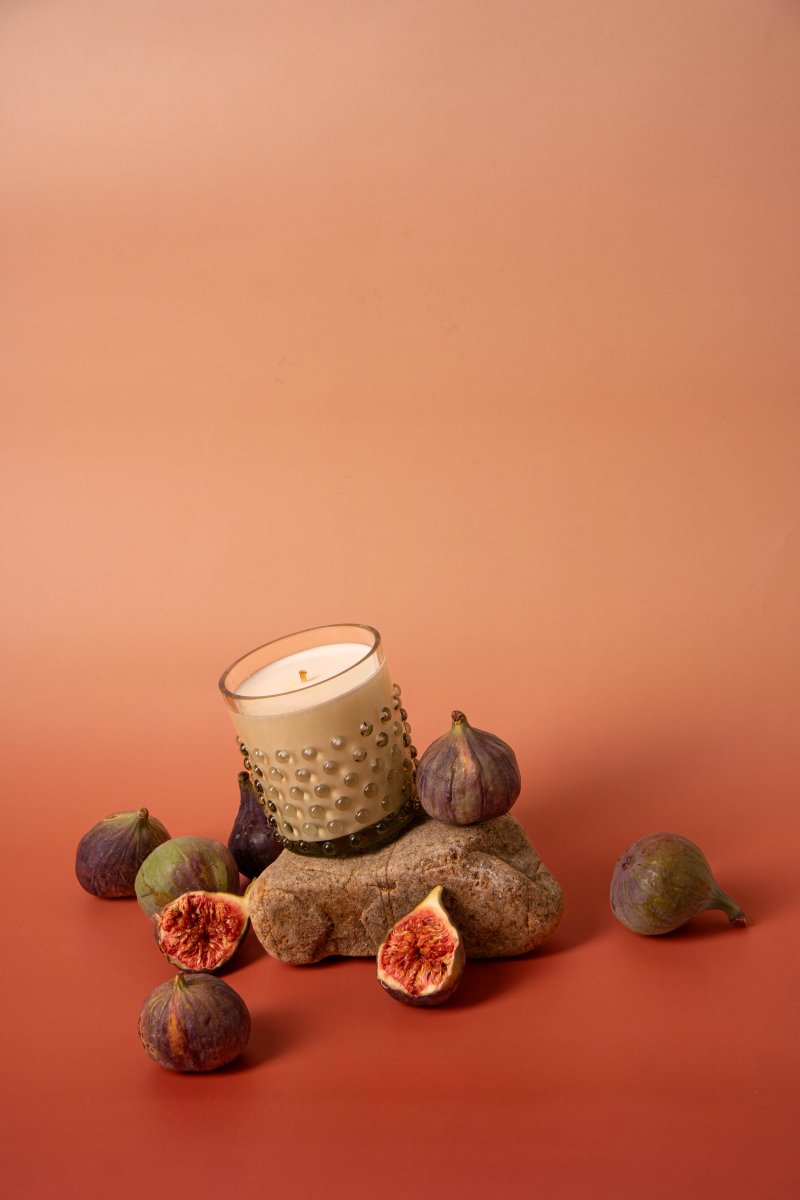 Hobnail Candle Vanilla Fig - KLIMCHI