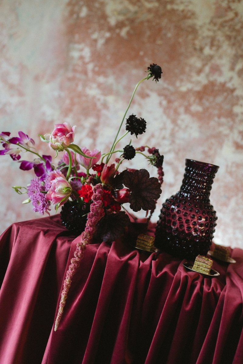 Violet Hobnail Carafe - KLIMCHI