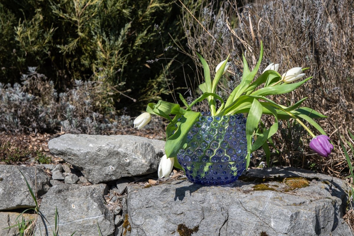 Lavender Hobnail Vase - KLIMCHI