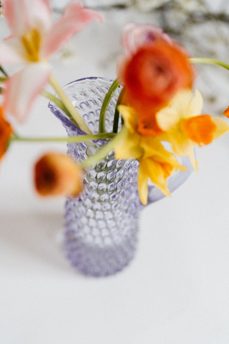 Lilac Hobnail Jug Tall - KLIMCHI