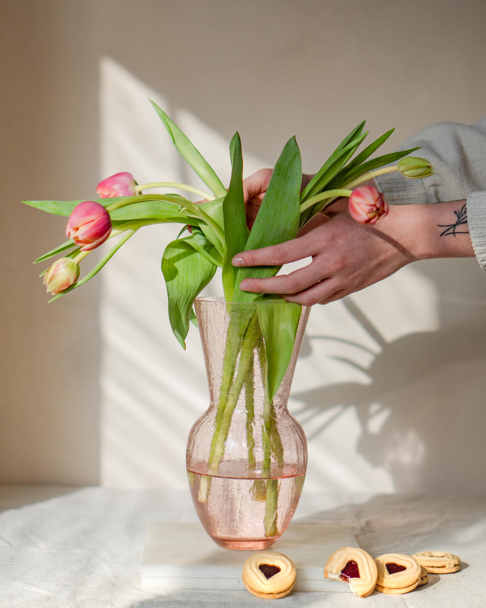 Rosy Pink Felicity Vase