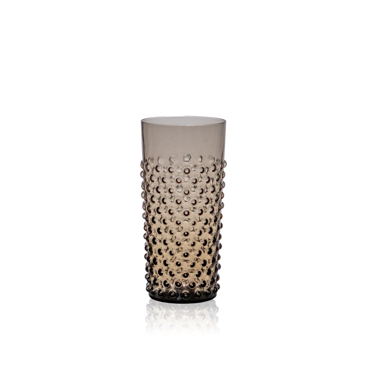 Black Smoke Hobnail Tumblers Tall