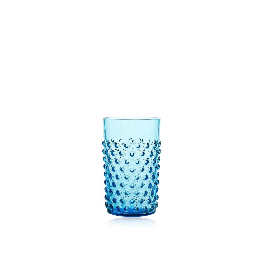 Azure Hobnail Tumblers