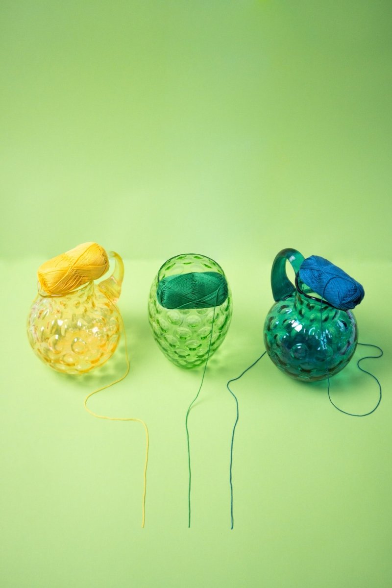 Aquamarine Kugel Jug - KLIMCHI