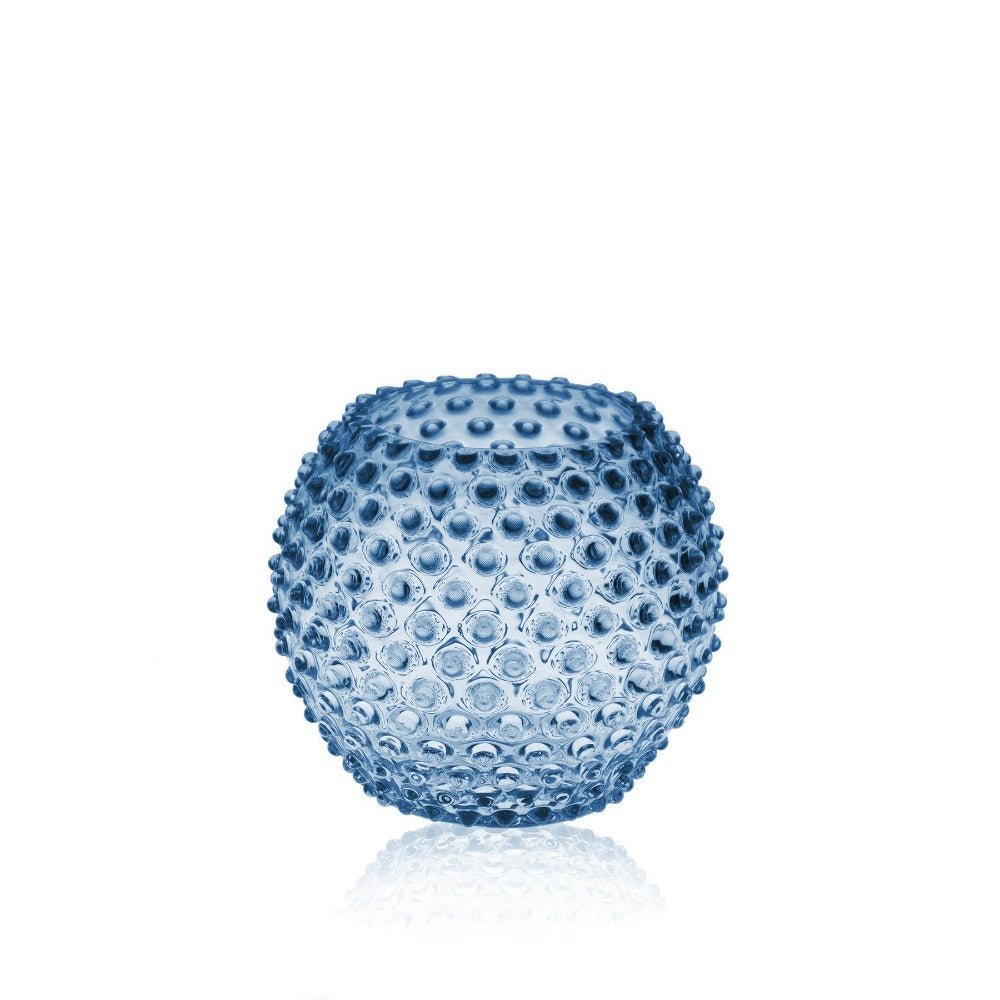 Underlay Blue Smoke Hobnail Vase - KLIMCHI