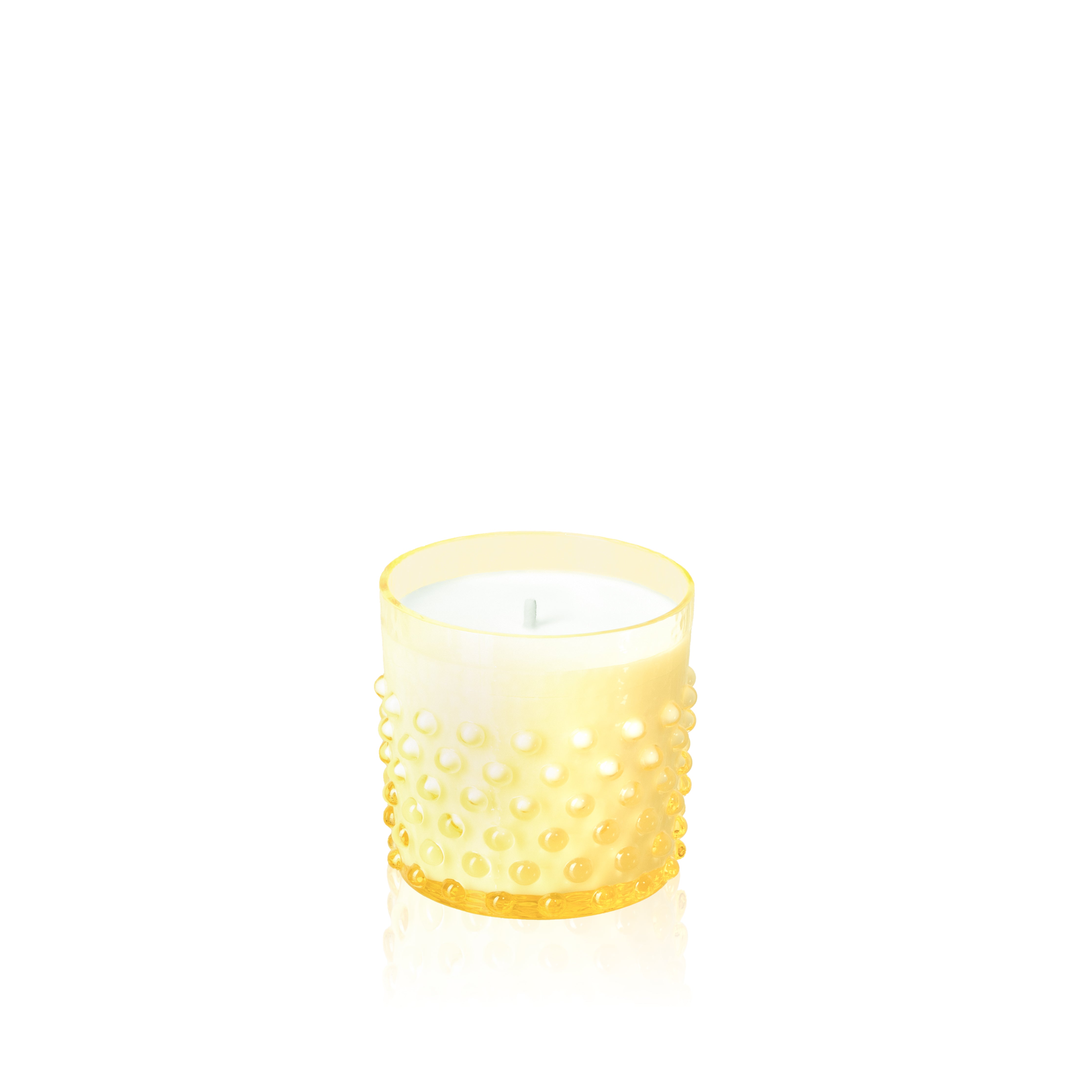 Hobnail Candle Piña Colada