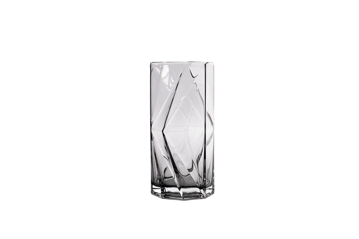 Ghost Highball Glass Underlay Black Smoke (set of 2)