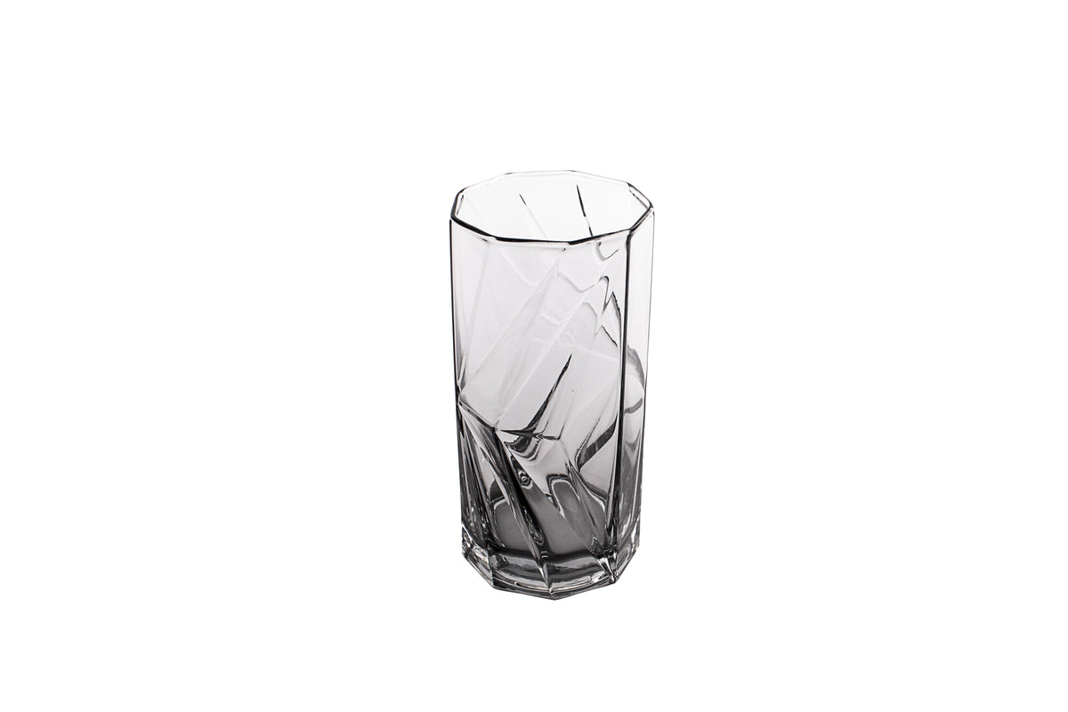 Ghost Highball Glass Underlay Black Smoke (set of 2)
