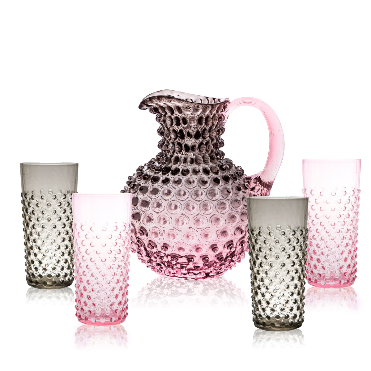Set aus Dusk - Krug und Bechern Hoch