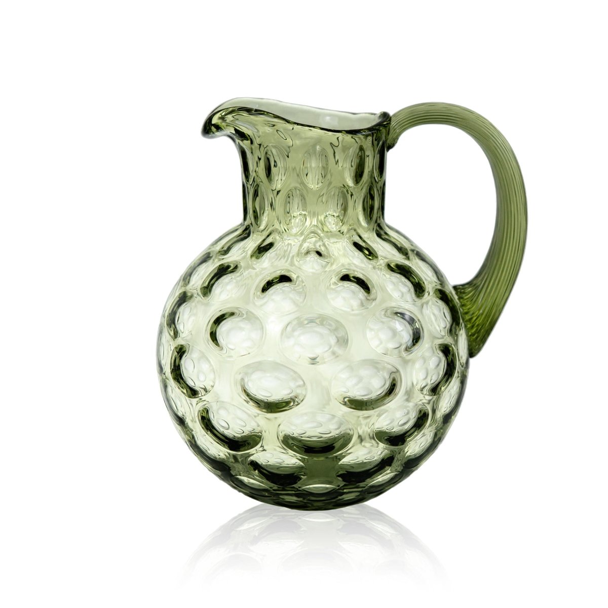 Olive Green Kugel Jug - KLIMCHI