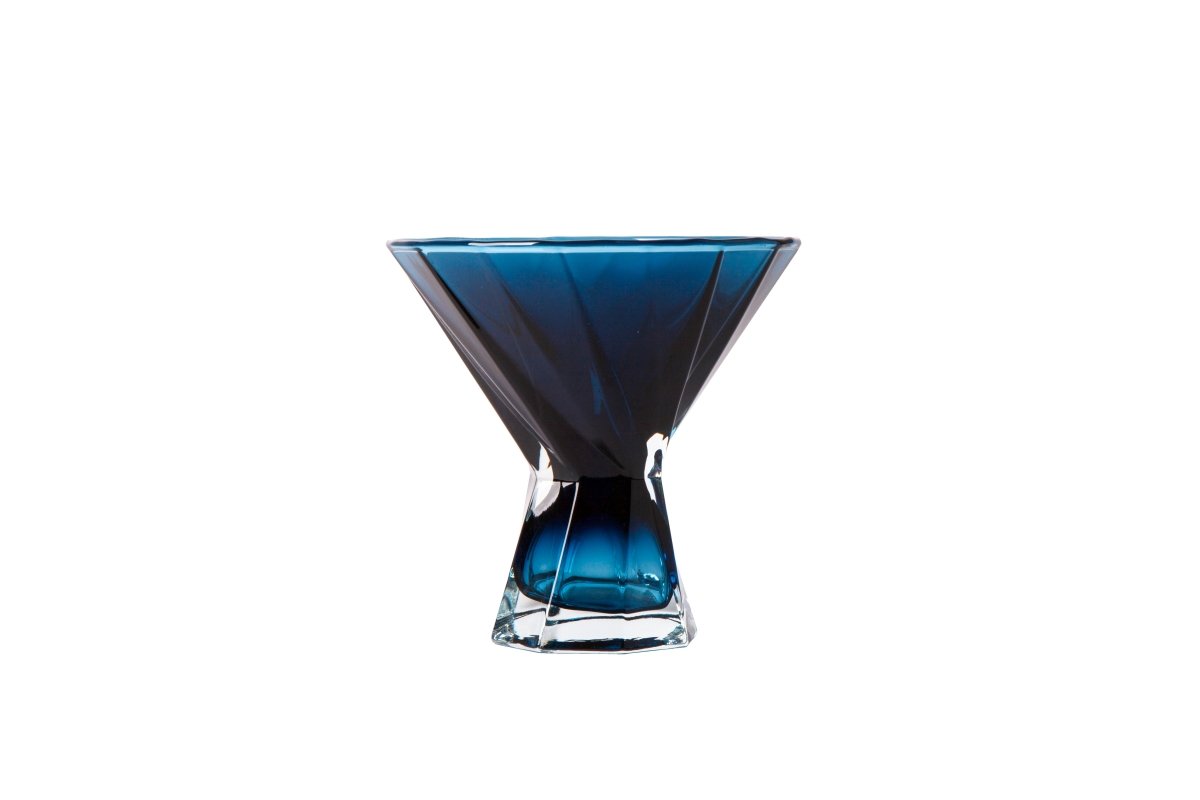 Ghost Martini Glass Underlay Blue Smoke (set of 2) - KLIMCHI