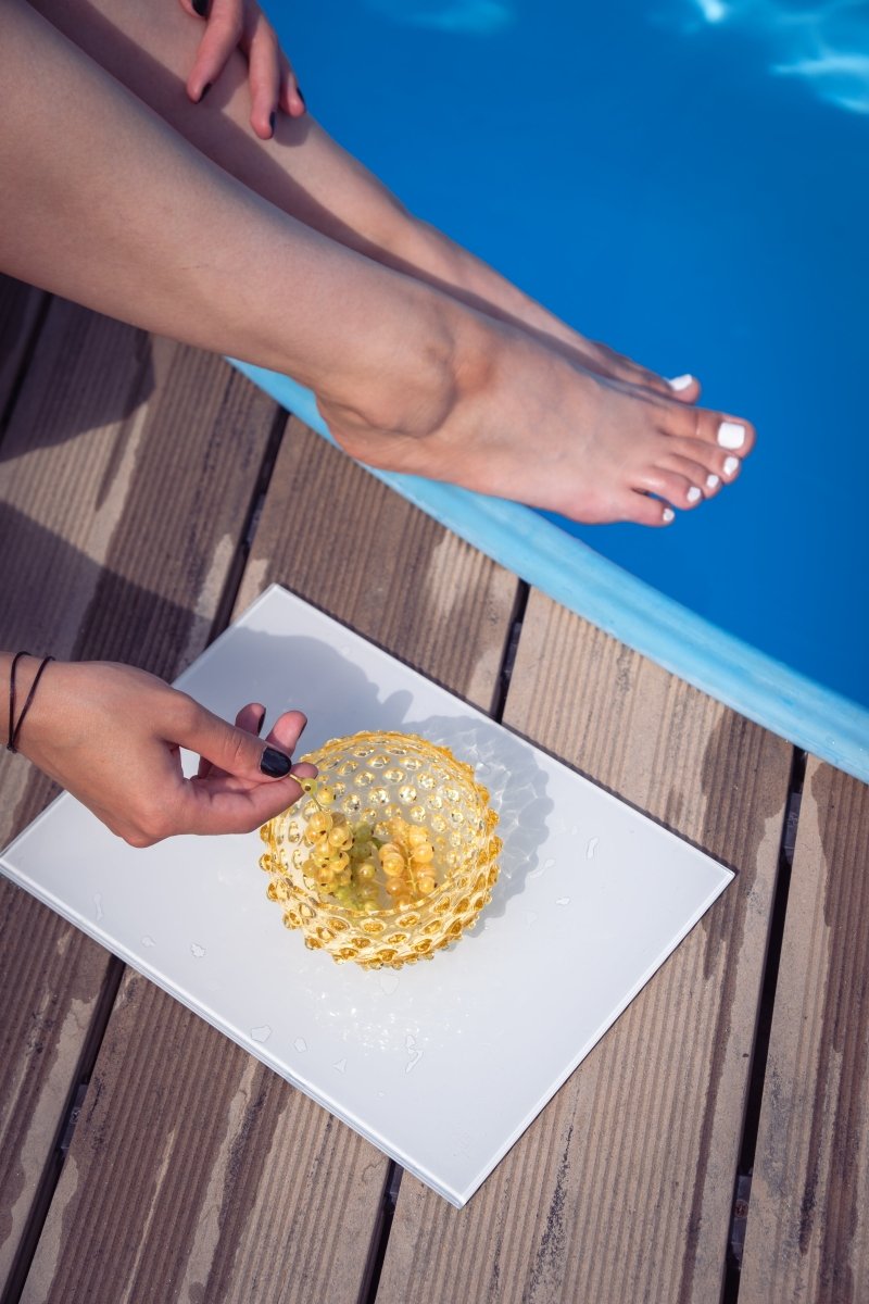 Citrine Hobnail Bowl Small - KLIMCHI